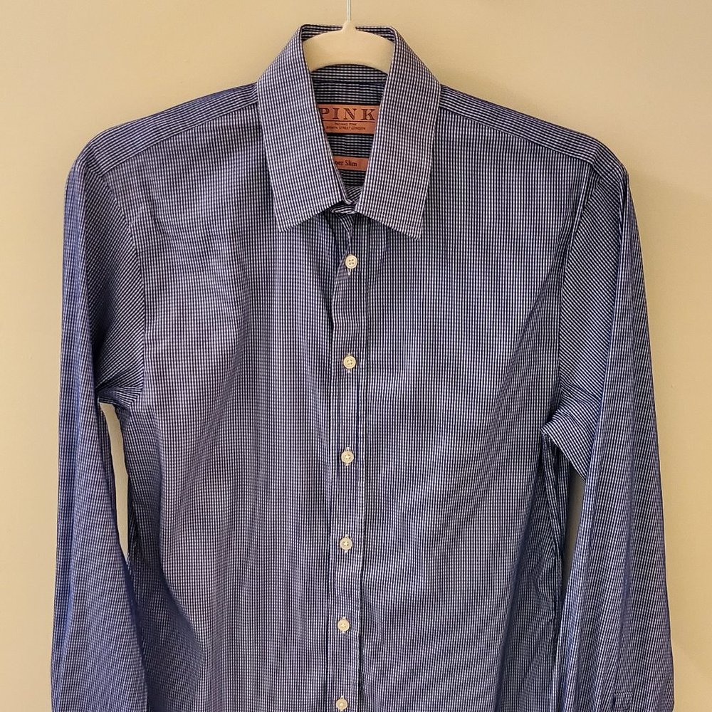 Thomas Pink Super Slim Fit Shirt